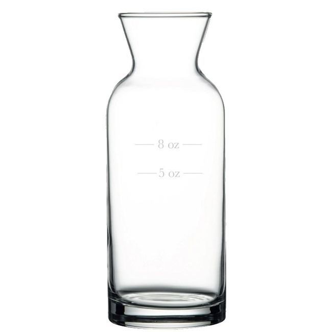 Pasabahce Village Carafe With Deco Line, 12 Oz Capacity -- 12 Per Case