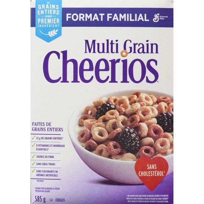 Cheerios Multigrain Cereal, 585 G -- 10 Per Case
