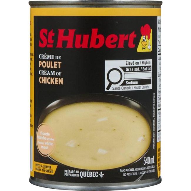 St Hubert Chicken Cream Soup, 540 Ml -- 24 Per Case