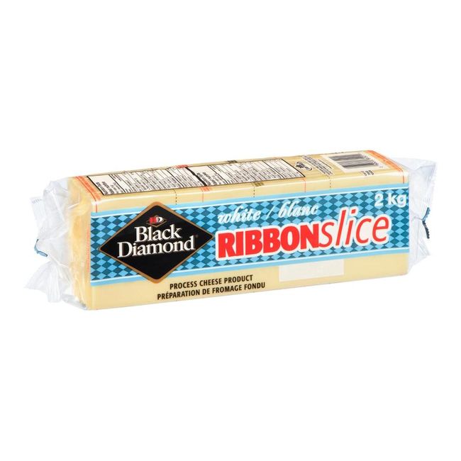 Black Diamond White Cheese Ribbon Slices, 2 Kg -- 2 Per Case
