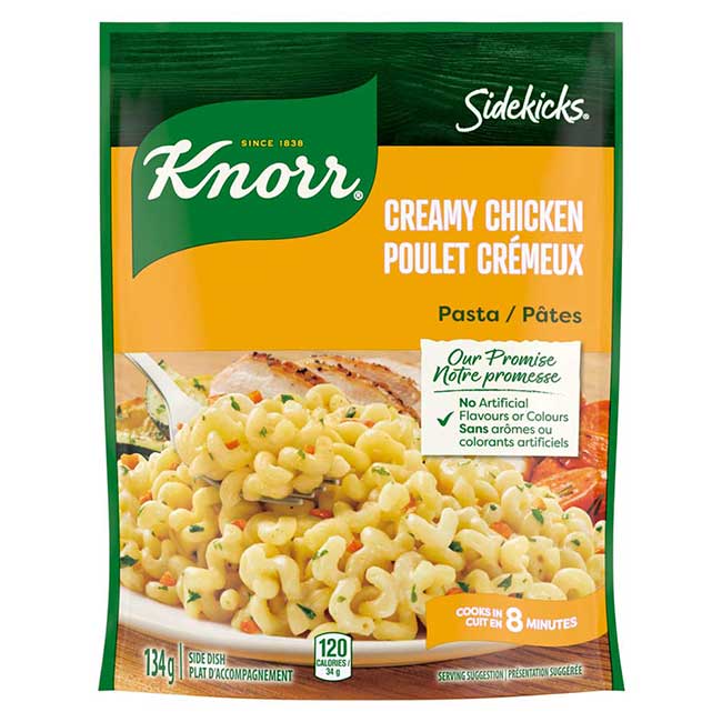 Knorr Sidekicks Fusilli/creamy Chicken Pasta, 134 G -- 8 Per Case