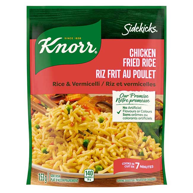 Knorr Sidekicks Chicken Fried Rice, 153 G -- 8 Per Case