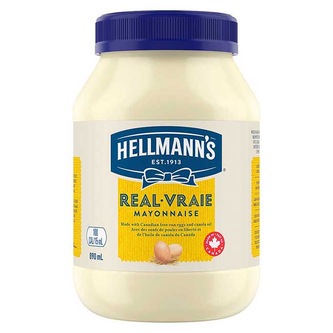 Hellmann's Regular Mayonnaise, 890 Ml Plastic Bottle -- 10 Per Case