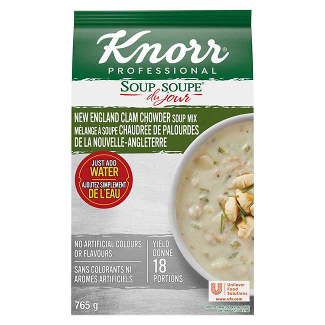 Knorr Professional New England Clam Chowder Soup Mix, 765 G -- 4 Per Case