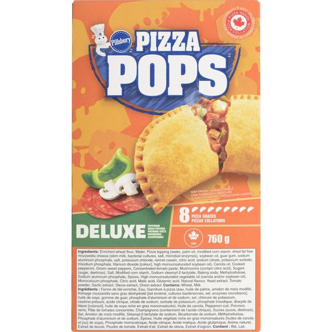 Pillsbury Deluxe Pizza Pops, 760 G -- 9 Per Case