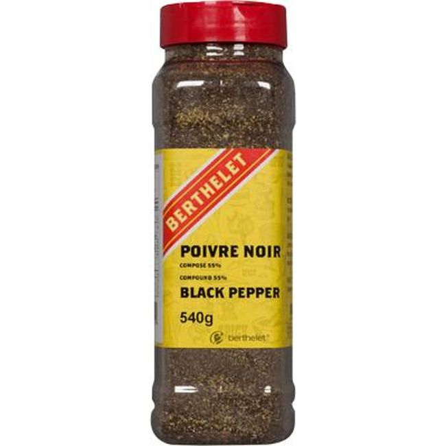 Berthelet Compound Black Pepper, 540 G -- 6 Per Case