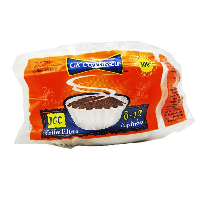 Gk Connaisseur 8/12 Cup Basket Coffee Filter, 100 Count -- 48 Per Case