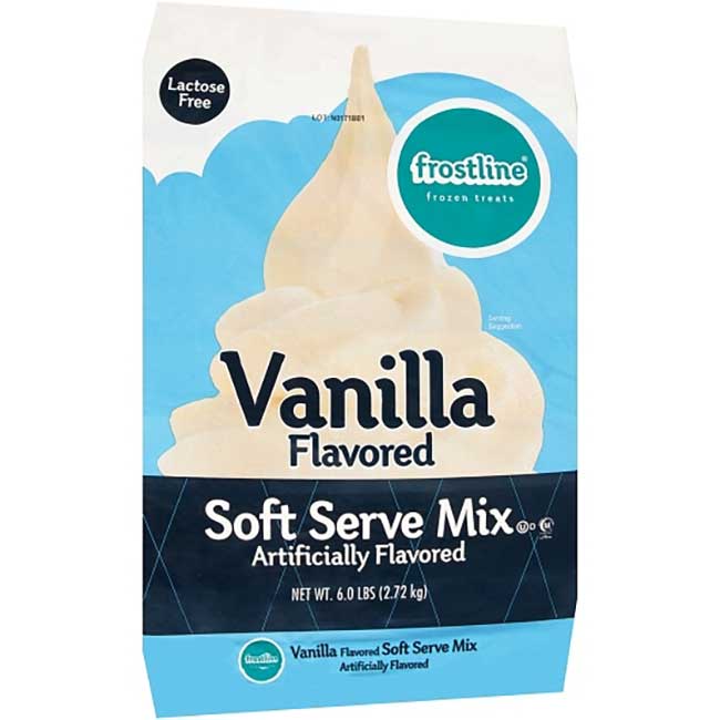 Frostline Vanilla Flavored Soft Serve Mix, 6 Lb -- 6 Per Case