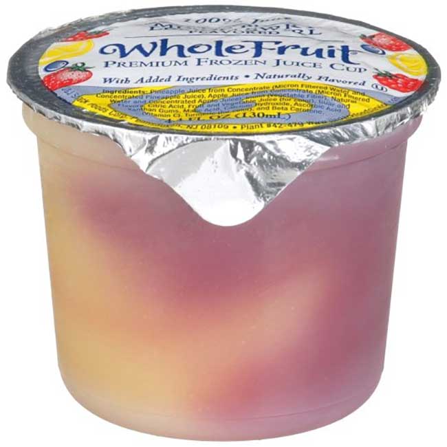 Whole Fruit Mixed Berry And Lemon Swirl Premium 100 Percent Juice Cup, 4 Oz -- 96 Per Case