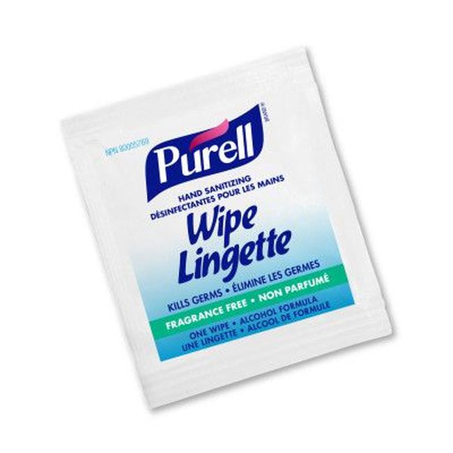 Purell Individually Wrapped Hand Sanitizing Wipes -- 1000 Per Case