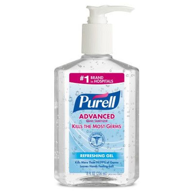Purell Advanced Hand Rub, 236 Ml Pump Bottle -- 12 Per Case