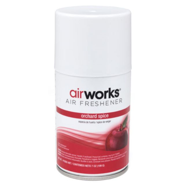 Airworks Orchard Spice Metered Aerosol Air Freshener, 7 Oz -- 12 Per Case