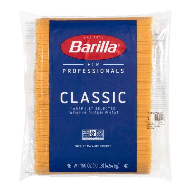Barilla Number 3 Spaghettini Pasta, 4.54 Kg -- 2 Per Case