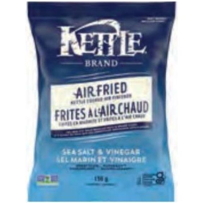 Kettle Sea Salt And Vinegar Potato Chips, 156 G -- 12 Per Case