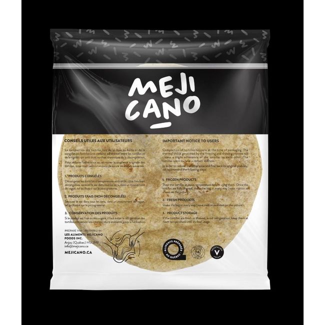 Mejicano Tortilla De Blé Entier De 10 Pouces, 12 Unités -- 6 Par Boîte