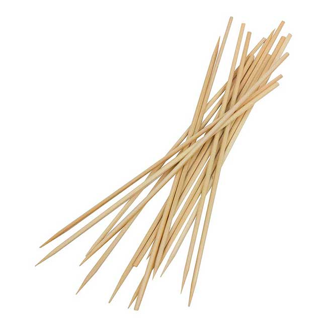 Natural Pick Bamboo Skewer, 8 In -- 2500 Per Case