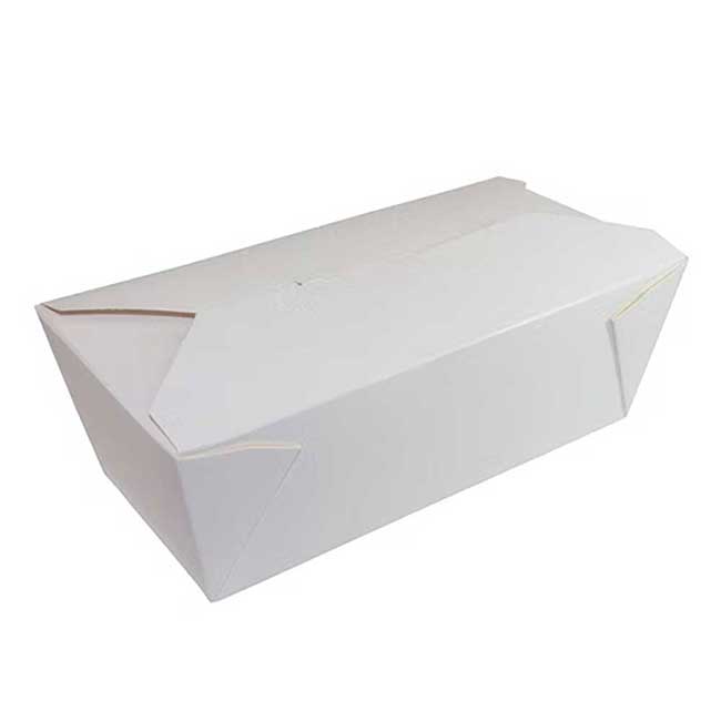 Pack N' Eat White Paper Number 9 Take Out Box, 8.75" X 4.5 X 3.5 In -- 200 Per Case