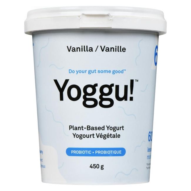 Yoggu Vanilla Plant Based Yogurt, 450 G -- 6 Per Case
