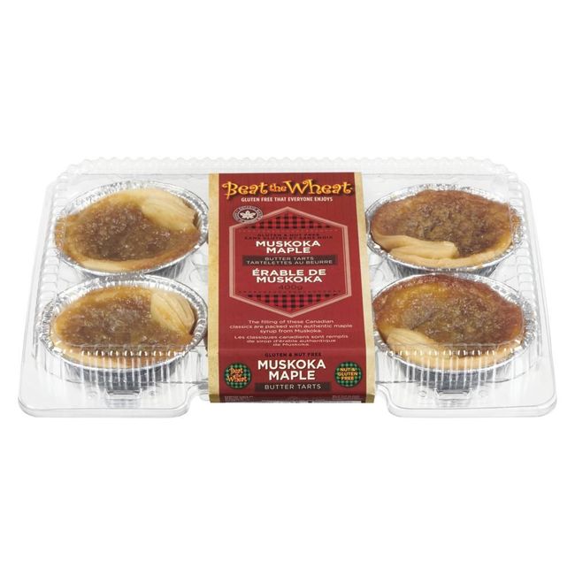 Beat The Wheat Tartelettes Au Beurre D'érable De Muskoka, 400 G -- 8 Par Caisse