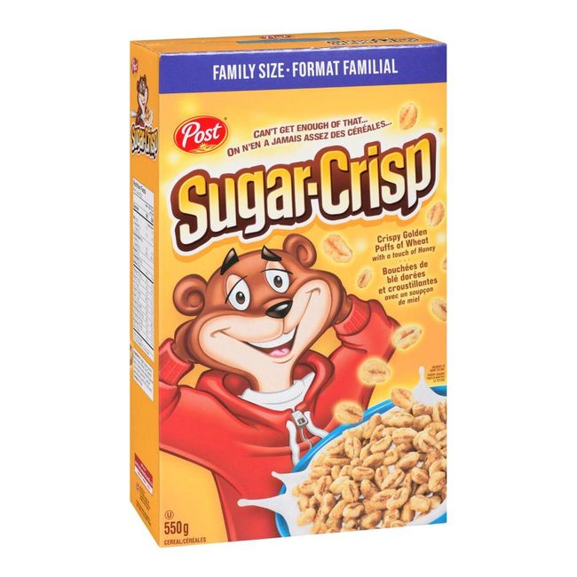 Post Sugar Crisp Cereal, 550 G -- 8 Per Case