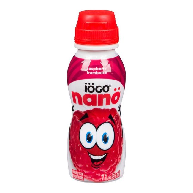 Iogo 1 Percent Milk Fat Raspberry Drinkable Yogurt, 93 Ml -- 24 Per Case