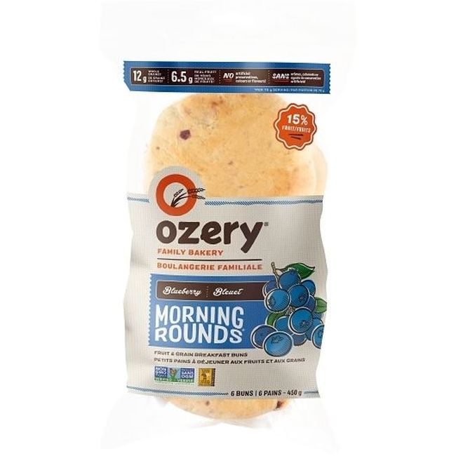 Ozery Bakery Rondelles Matinales Aux Myrtilles, 450 G -- 6 Par Caisse