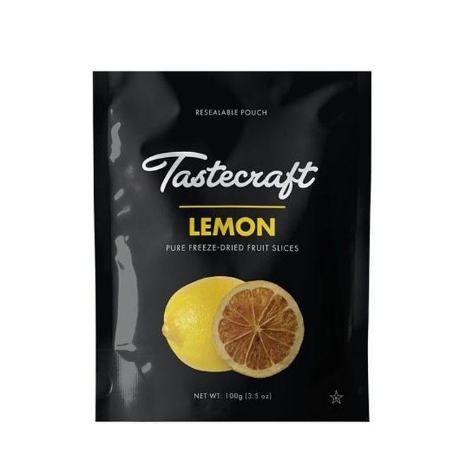 Tastecraft Citron Lyophilisé, 100 G -- 12 Par Caisse