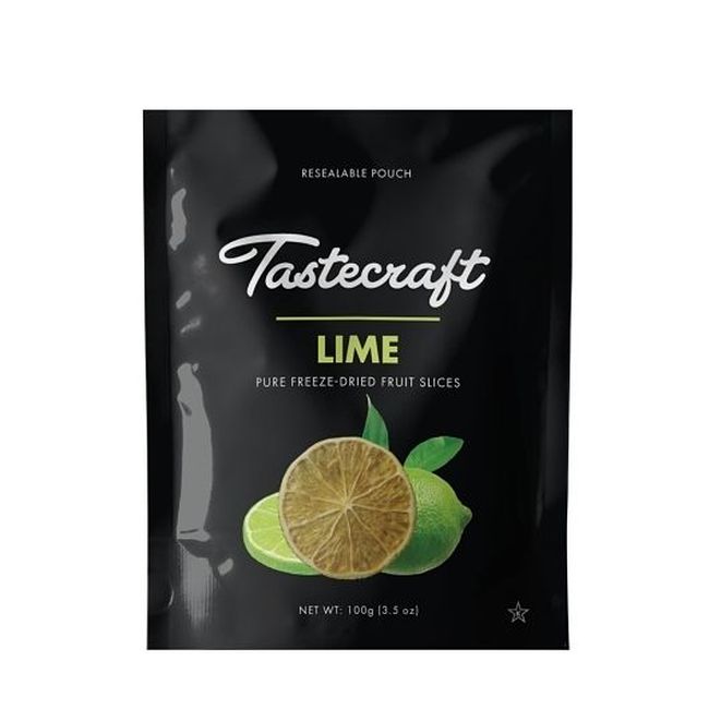 Tastecraft Tranches De Citron Vert Lyophilisées, 100 G -- 12 Par Caisse