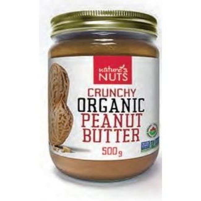 Nature's Nuts Beurre De Cacahuète Onctueux Biologique Sans Remuer, 500 G -- 6 Par Boîte