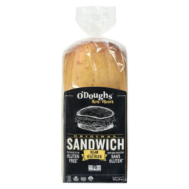 O'doughs Sandwich Original Sans Gluten, 510 G -- 6 Par Boîte