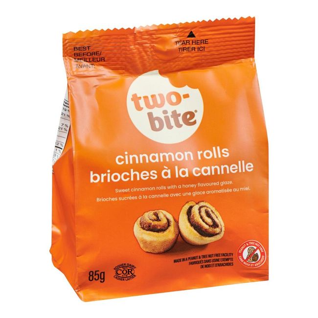 Two Bite Mini Cinnamon Rolls, 85 G -- 40 Per Case