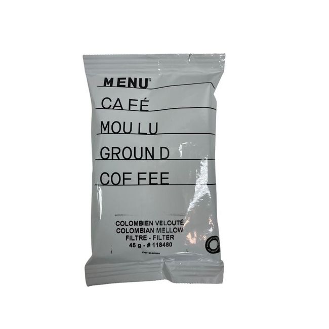 Menu Colombian Mellow Ground Coffee, 45 G -- 50 Per Case