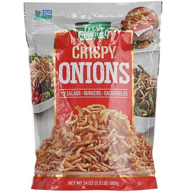 Fresh Gourmet Crispy Lightly Salted Onion, 24 Oz -- 6 Per Case