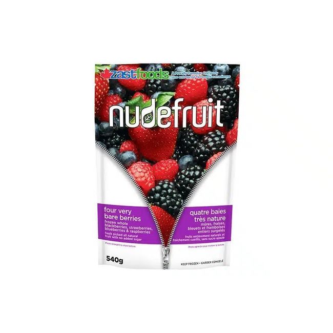 Nudefruit 4 Very Bare Berries, 540 G -- 12 Per Case