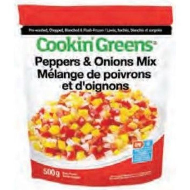 Cookin' Greens Mélange De Poivrons Et D'oignons, 500 G -- 12 Par Boîte