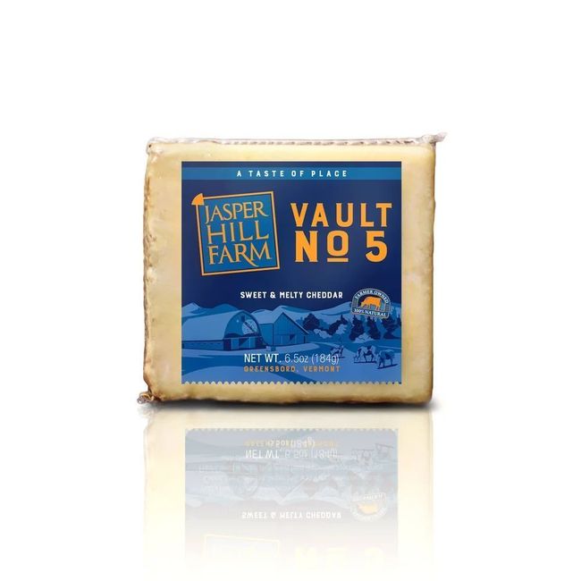 Jasper Hill Farm Vault 5 Cheddar Cheese, 180 G -- 12 Per Case