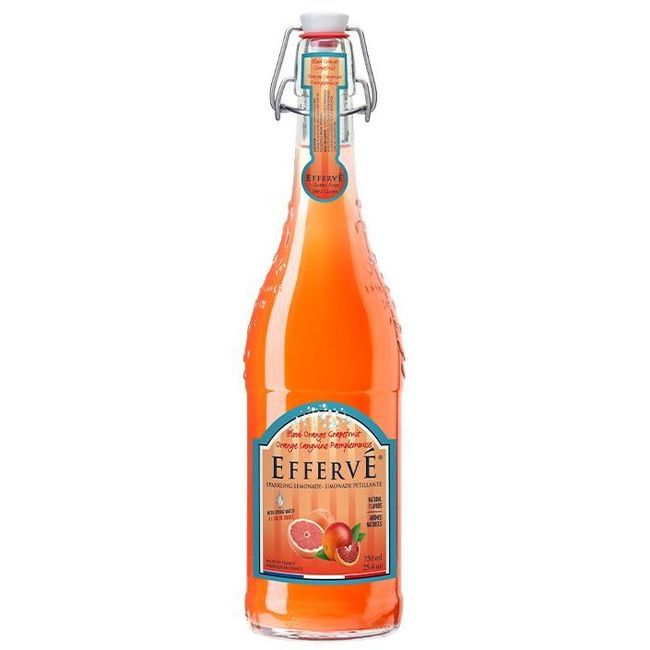 Efferve Blood Orange Grapefruit Sparkling Lemonade, 750 Ml -- 12 Per Case