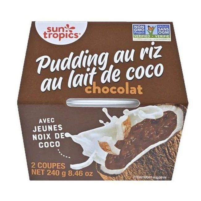 Sun Tropics Chocolate Coconut Milk Rice Pudding, 120 G -- 6 Per Case