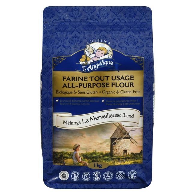 Cuisine L'angelique Organic Gluten-free All-purpose Flour, 1 Kg -- 6 Per Case