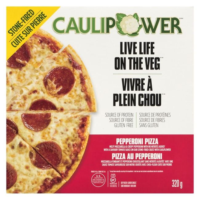 Caulipower Pepperoni Cauliflower Crust Pizza, 320 G -- 8 Per Case