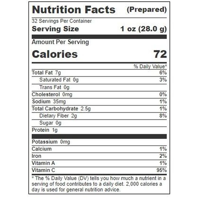Gator Pears Natural Avocado Chunks, 2 Lb -- 12 Per Case