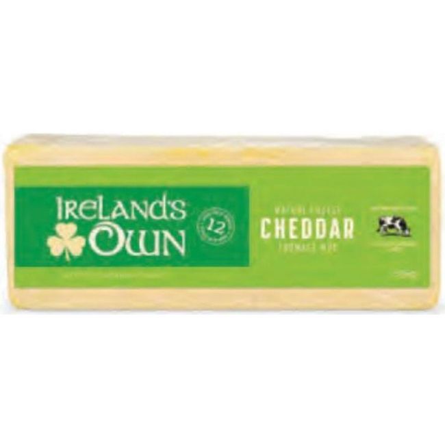 Ireland's Own Fromage Cheddar Affiné, 2,5 Kg -- 6 Par Caisse