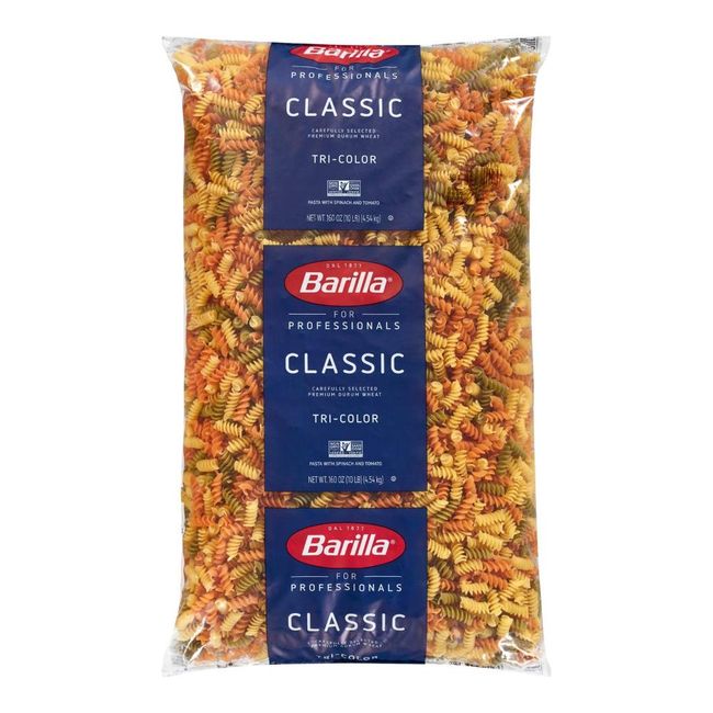 Barilla Tri Color Rotini Pasta, 4.54 Kg -- 2 Per Case