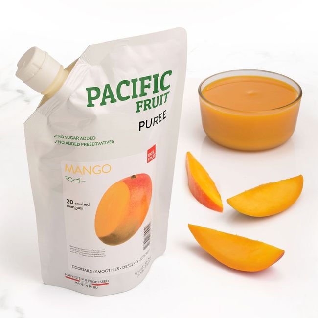 Pacific Fruit Natural Mango Puree, 35.2 Oz -- 6 Per Case