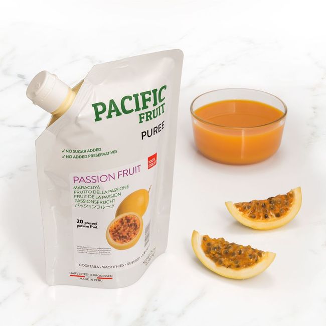 Pacific Fruit Natural Passion Fruit Puree, 35.2 Oz -- 6 Per Case