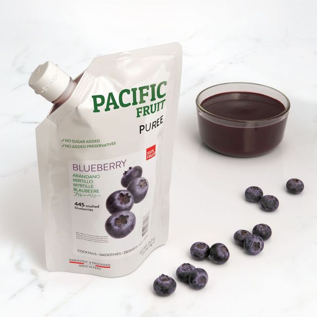 Pacific Fruit Natural Blueberry Puree, 35.2 Oz -- 6 Per Case