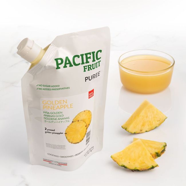 Pacific Fruit Natural Golden Pineapple Puree, 35.2 Oz -- 6 Per Case