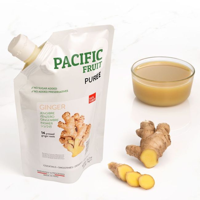 Pacific Fruit Natural Ginger Puree, 35.2 Oz -- 6 Per Case