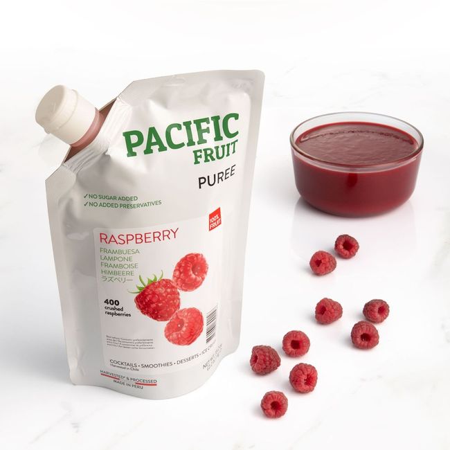 Pacific Fruit Natural Raspberry Puree, 35.2 Oz -- 6 Per Case