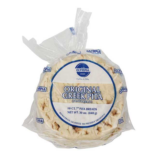 Olympia Foods 7 In Original Greek Pita, 3 Oz -- 120 Per Case